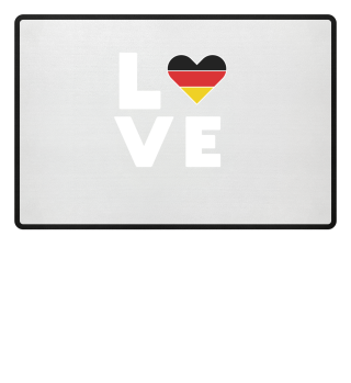 I love LOVE Germany Flag Flag Heart