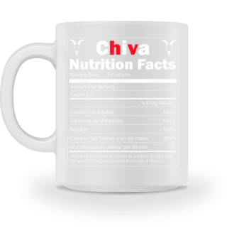 Nutrition Facts Chivas