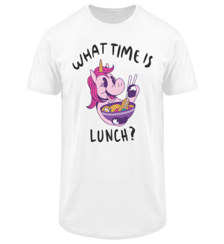 What time is lunch