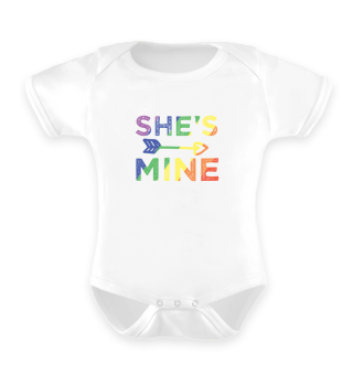 Lesbian Couple Gift She's Mine Matching LGBT Pride Gift Gift