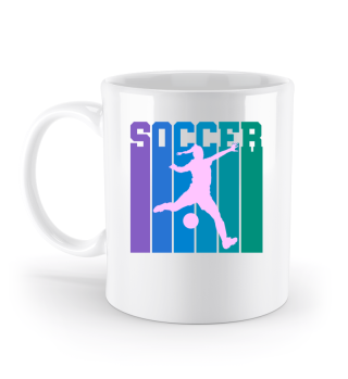 Womas & Girl's Soccer Silhouette
