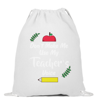 Teachers Voice Funny Elementary School Teacher