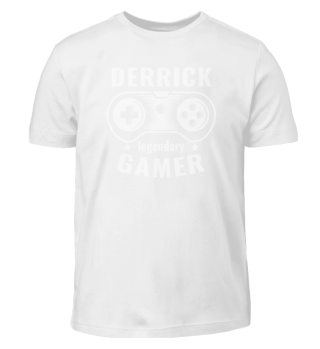 DERRICK Legendary Gamer - Personalized Name Gift