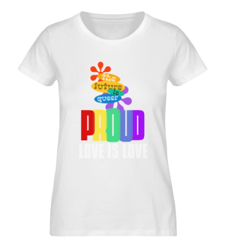 Proud LGBT Love is Love Lesbian Gay LGBTQ Pride Shirt LGBT
