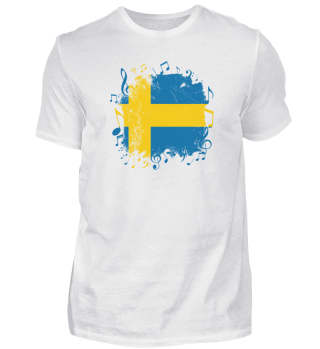 Schweden Musik Flagge
