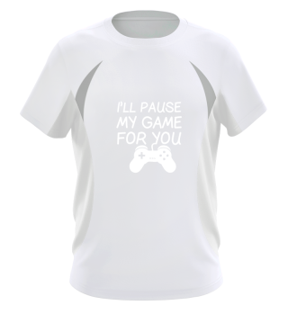 Gamers Shirt - Videogames - Pause