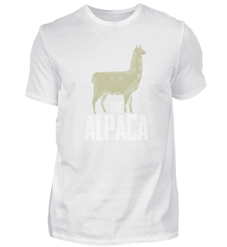  Alpaka Huacaya Bauernhof Tiere T-Shirt