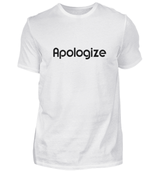 Apologize 