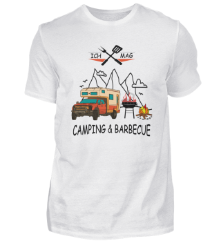 Camping Truck und Barbecue