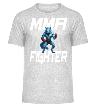MMA Fighter Werwolf - Cooles MMA Design.