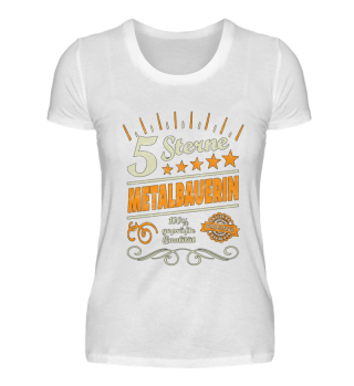 Metalbauerin T-Shirt Geschenk Sport Lust