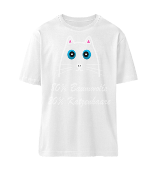 Katzen ohne Katzenhaare? 80% Baumwolle 20% Katzenhaar für Katzenliebhaber