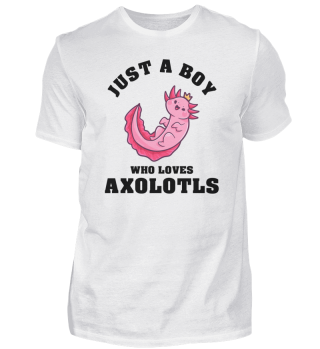 Just A Boy Who Loves Axolotls