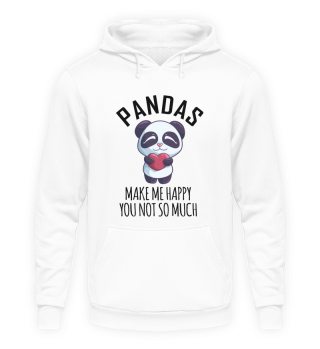 Pandas Make Me Happy heart love love