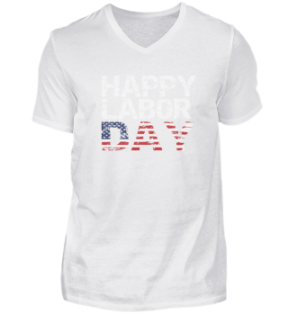 Happy labor day American Flag USA