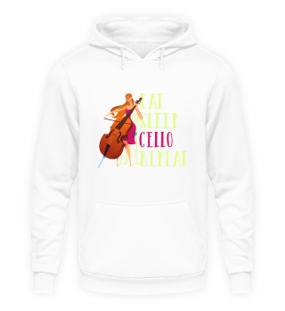 Eat Sleep Cello Repeat Cool Gift for Girls