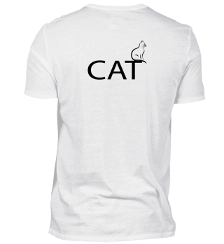 CAT stylisches Katzen Design T-Shirt