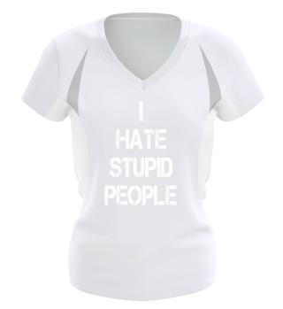 I Hate Stupid People - Retro Female
