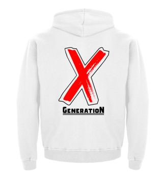 Generation X Buchstaben / X-Symbol Text Geschenkidee