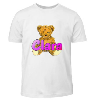 Mädchenname Clara - Namensshirt