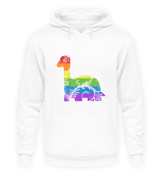 Rainbow Dino Proud Ally LGBT Gay Pride