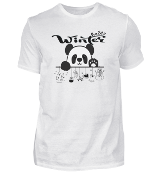 Panda Hello Winter