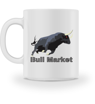 Bull Market Kaffee Tasse Dark Grey