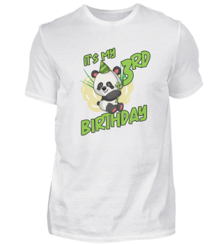 Es ist mein 3. Geburtstag Panda
