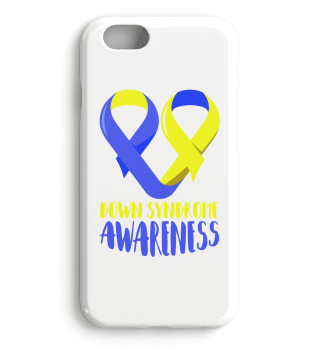 Ribbon Heart Down Syndrome Awareness design Gift For Moms