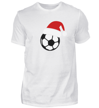 Chapeau de Noël au football