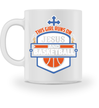 Basketball Basketballerin Jesus Geschenk