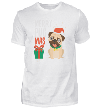 Weihnachten Mops Merry Pugmis