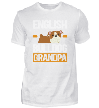 English Bulldog Grandpa Hund