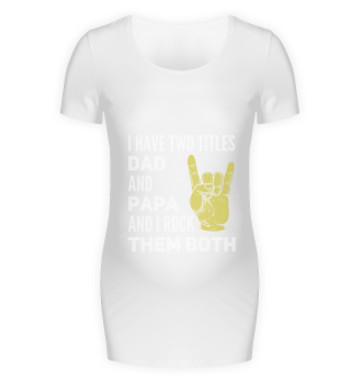 Ich habe zwei Titel Papa und Papa