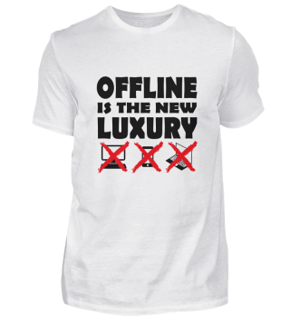 Offline is the new Luxury (dark design)