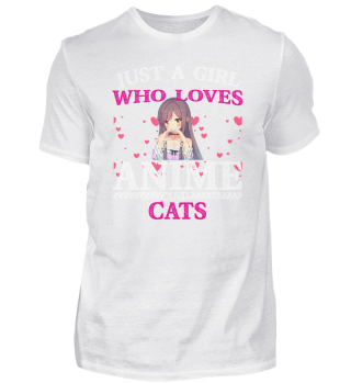 Pige der elsker anime og katte