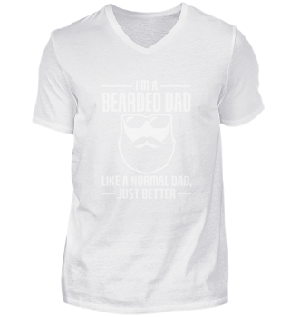 I'm A Bearded Dad, Funny Mustache Daddy No Shave Beardy