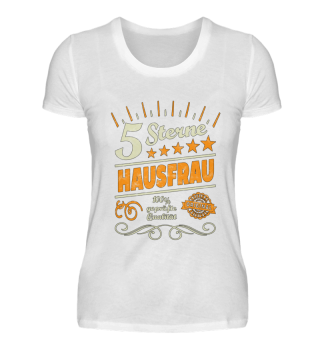 Hausfrau T-Shirt Geschenk Sport Lustiger