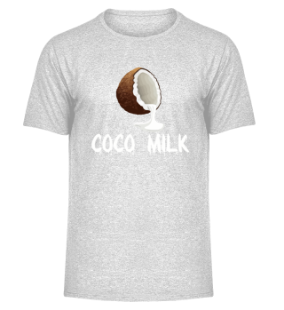 Coconut milk NO cow's milk Vegan cow