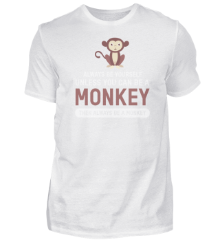 Be A Monkey Monkey Kids Animal Wild Ape