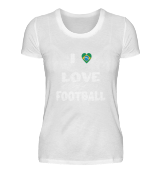 Brasilien Shirt weiße Schrift