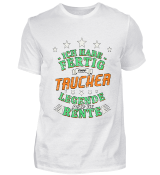 Trucker T-Shirt Geschenk Sport Lustiger 