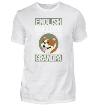 English Bulldog Grandpa Hunde
