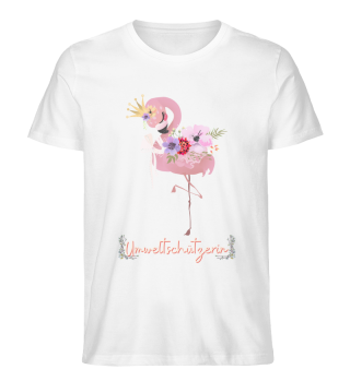 Flamingo Umwelt Schutz Prinzessin Blumen