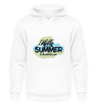Hello Summer Adventure T-Shirt Design