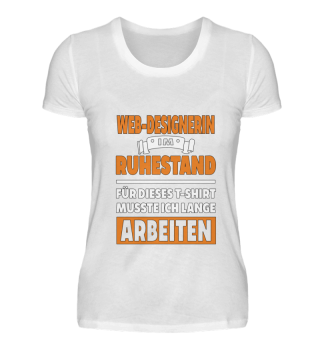 Web-Designerin T-Shirt Geschenk Sport Lu