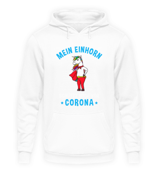 Einhorn Corona Held