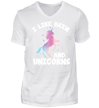 I like beer and unicorns.