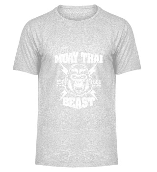 Muay Thai Tier Kickboxen Grafik T-Shirt