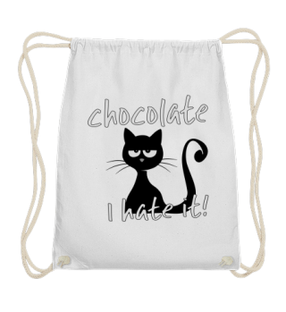 grumpy chokolate cat
